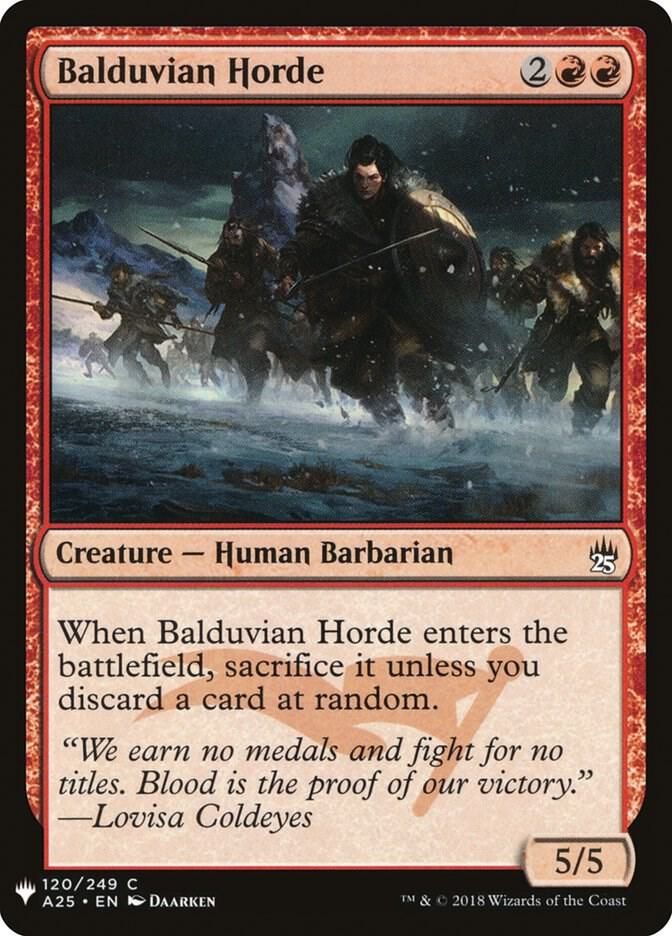 Balduvian Horde 120/249 Masters 25 Singles