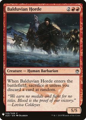 Balduvian Horde 120/249 Masters 25 Singles