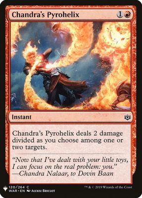 Chandra&#39;s Pyrohelix 120/264 War of the Spark Singles