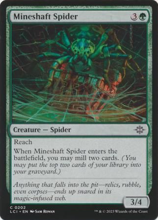 Mineshaft Spider 0202 The Lost Caverns of Ixalan Singles (Español)