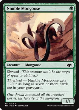 Nimble Mongoose 174/254 - Modern Horizons Singles