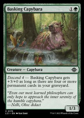Basking Capybara 0175 The Lost Caverns of Ixalan Singles (Español)