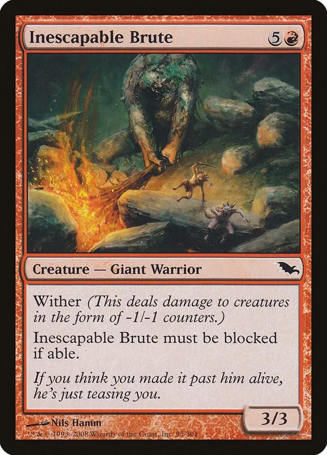 Inescapable Brute 95/301 Shadowmoor Singles