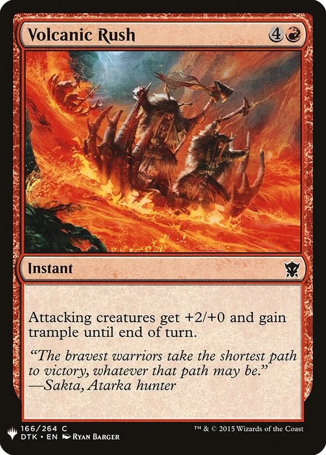 Volcanic Rush 166/264 - Mystery Booster Promo Mystery Booster Singles