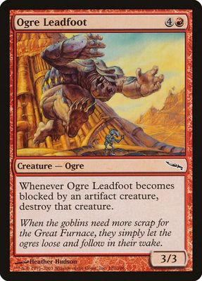 Ogre Leadfoot 102/306 Mirrodin Singles