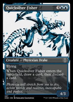 Quicksilver Fisher 287 Showcase Ichor Phyrexia All Will Be One Collector Booster Singles