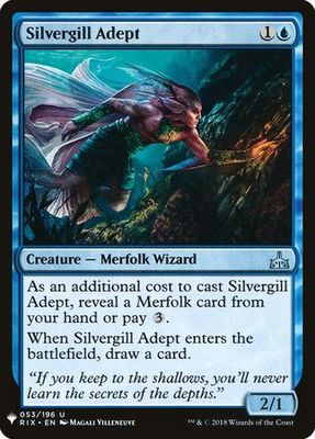 Silvergill Adept - Mystery Booster Promo Mystery Booster Singles