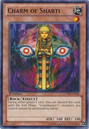 Charm of Shabti - LCYW-EN190 - Common 1st Edition Legendary Collection 3: Yugi&#39;s World 1st Edition Singles