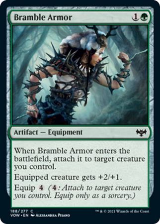 Bramble Armor 188/277 Innistrad: Crimson Vow Singles