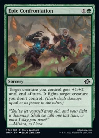 Epic Confrontation 176/287 The Brothers&#39; War Singles (Español)