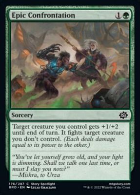 Epic Confrontation 176/287 The Brothers&#39; War Singles (Español)