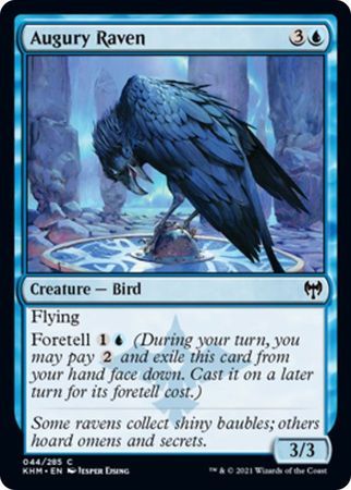 Augury Raven 044/285 Kaldheim Singles (Español)