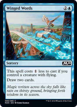 Winged Words 080/280 Magic 2020 (M20) Singles (Español)