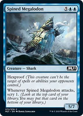 Spined Megalodon 072/274 - Magic 2021 (M21) Singles (Español)