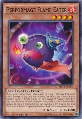 Performage Flame Eater - MP16-EN060 - Common 1st Edition Yu-Gi-Oh! 2016 Mega-Tins 1st Edition Singles (espanol)