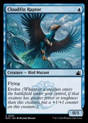 Cloudfin Raptor 0037 - Ravnica Remastered Singles