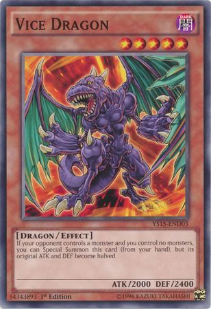 Vice Dragon - YS15-END03 - Common 1st Edition Starter Deck: 2-Player Yuya &amp; Declan (espanol)
