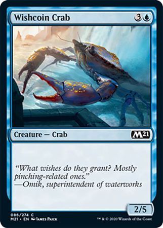 Wishcoin Crab 086/274 Magic 2021 (M21) Singles (Español)