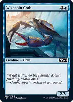 Wishcoin Crab 086/274 Magic 2021 (M21) Singles (Español)