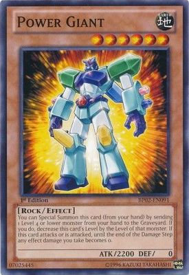 Power Giant - BP02-EN091 - Common 1st Edition Battle Pack 2: War of the Giants 1st Edition Singles (espanol)
