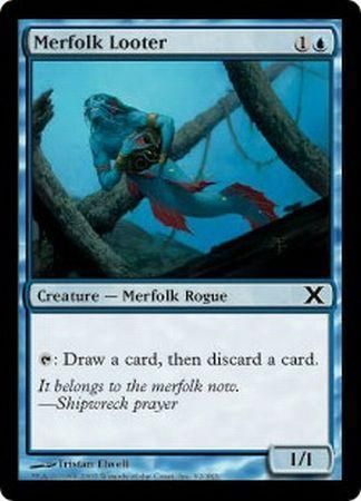 Merfolk Looter MTG 10th Edition Singles