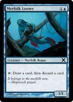 Merfolk Looter MTG 10th Edition Singles