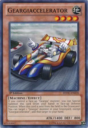 Geargiaccelerator - REDU-EN028 - Common 1st Edition Return of the Duelist 1st Edition Singles
