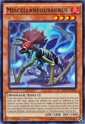 Miscellaneousaurus - MP17-EN193 - Common 1st Edition 2017 Mega-Tins 1st Edition Singles
