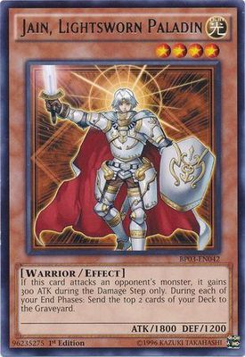 Jain, Lightsworn Paladin - BP03-EN042 - Rare 1st Edition Battle Pack 3: Monster League 1st Edition Singles