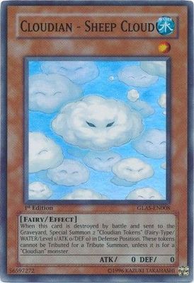 Cloudian - Sheep Cloud - GLAS-EN008 - Super Rare 1st Edition Gladiator&#39;s Assault [GLAS] 1st Edition Singles