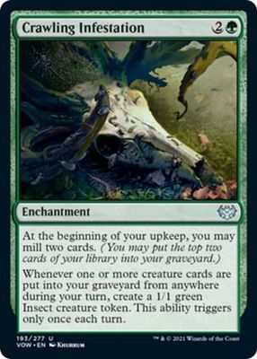 Crawling Infestation 193/277 Innistrad: Crimson Vow Singles