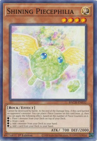 Shining Piecephilia - BACH-EN032 - Common 1st Edition Battle of Chaos 1st Edition Singles