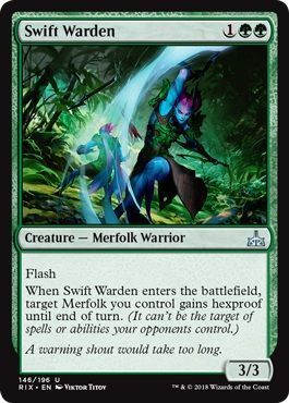 Swift Warden 146/196 - Rivals of Ixalan Singles