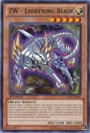 ZW - Lightning Blade - CBLZ-EN005 - Rare 1st Edition Cosmo Blazer 1st Edition Singles