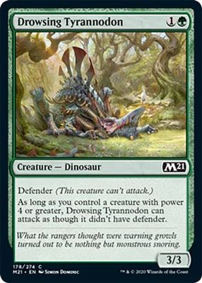 Drowsing Tyrannodon 178/274 Magic 2021 (M21) Singles