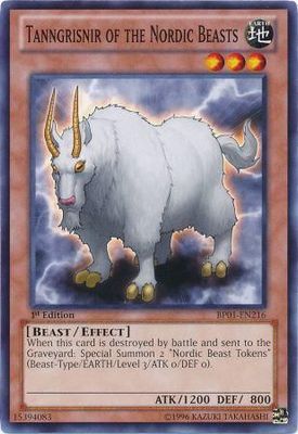 Tanngrisnir of the Nordic Beasts - BP01-EN216 - Common 1st Edition Battle Pack: Epic Dawn 1st Edition Singles