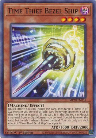 Time Thief Bezel Ship - MP20-EN038 - Common 1st Edition 2020 Mega-Tin: Lost Memories 1st Edition Singles (espanol)