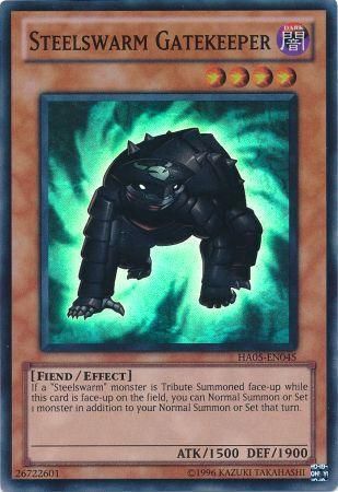 Steelswarm Gatekeeper - HA05-EN045 - Super Rare Unlimited Edition Hidden Arsenal 5 Unlimited Singles (espanol)