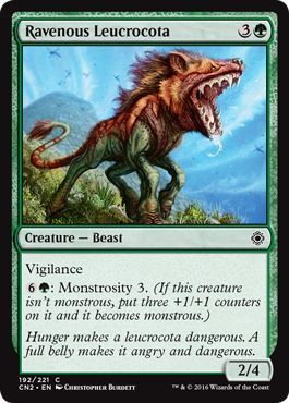 Ravenous Leucrocota 192/221 - Conspiracy: Take the Crown Singles