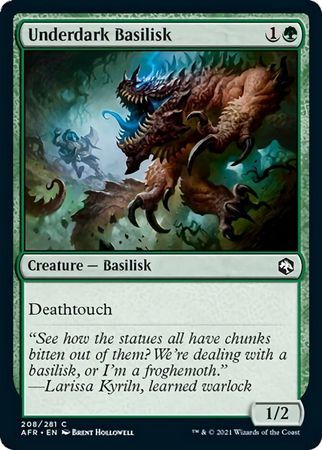 Underdark Basilisk 208/281 - Adventures in the Forgotten Realms Singles