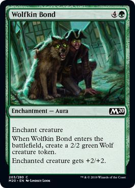 Wolfkin Bond 203/280 - Magic 2020 (M20) Singles (Español)