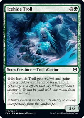 Icehide Troll 176/285 Kaldheim Singles (Español)