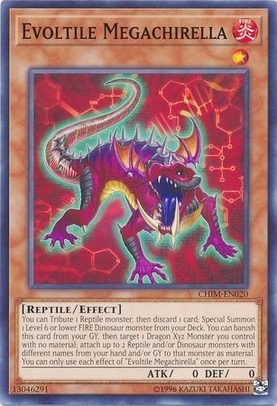 Evoltile Megachirella - CHIM-EN020 - Common Unlimited Chaos Impact Unlimited Singles