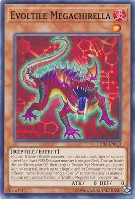 Evoltile Megachirella - CHIM-EN020 - Common Unlimited Chaos Impact Unlimited Singles