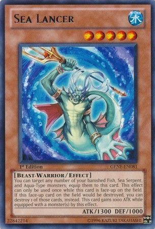 Sea Lancer - GENF-EN081 - Rare 1st Edition Generation Force 1st Edition Singles