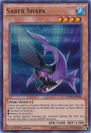 Saber Shark - DUSA-EN004 - Ultra Rare 1st Edition Duelist Saga 1st Edition Singles