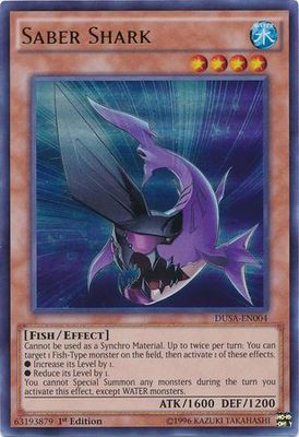 Saber Shark - DUSA-EN004 - Ultra Rare 1st Edition Duelist Saga 1st Edition Singles