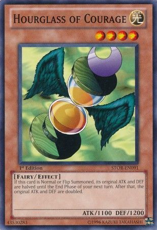 Hourglass of Courage - STOR-EN091 - Common 1st Edition Storm of Ragnarok 1st Edition Singles