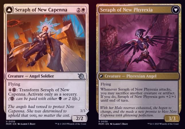 Seraph of New Capenna // Seraph of New Phyrexia 0036 - Foil March of the Machine Foil Singles