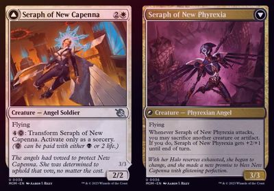 Seraph of New Capenna // Seraph of New Phyrexia 0036 - Foil March of the Machine Foil Singles